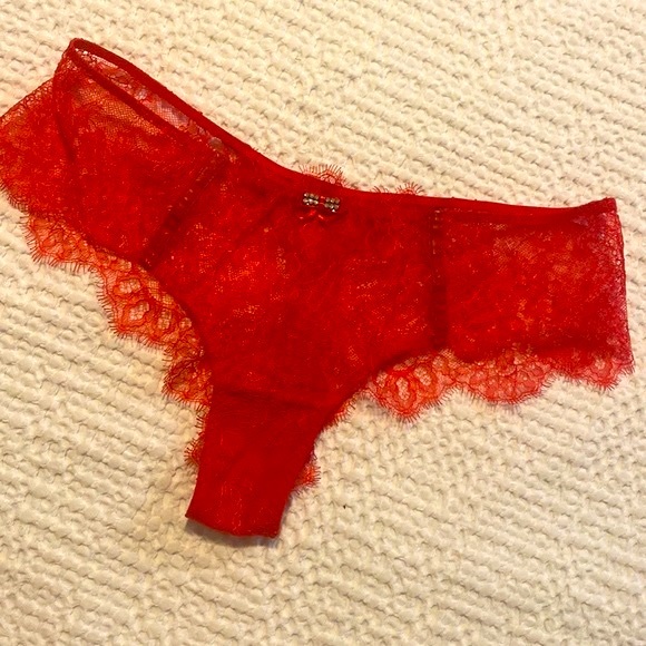 NWOT Incanto Luxury Lace Leather detailed panties size M - Picture 1 of 6